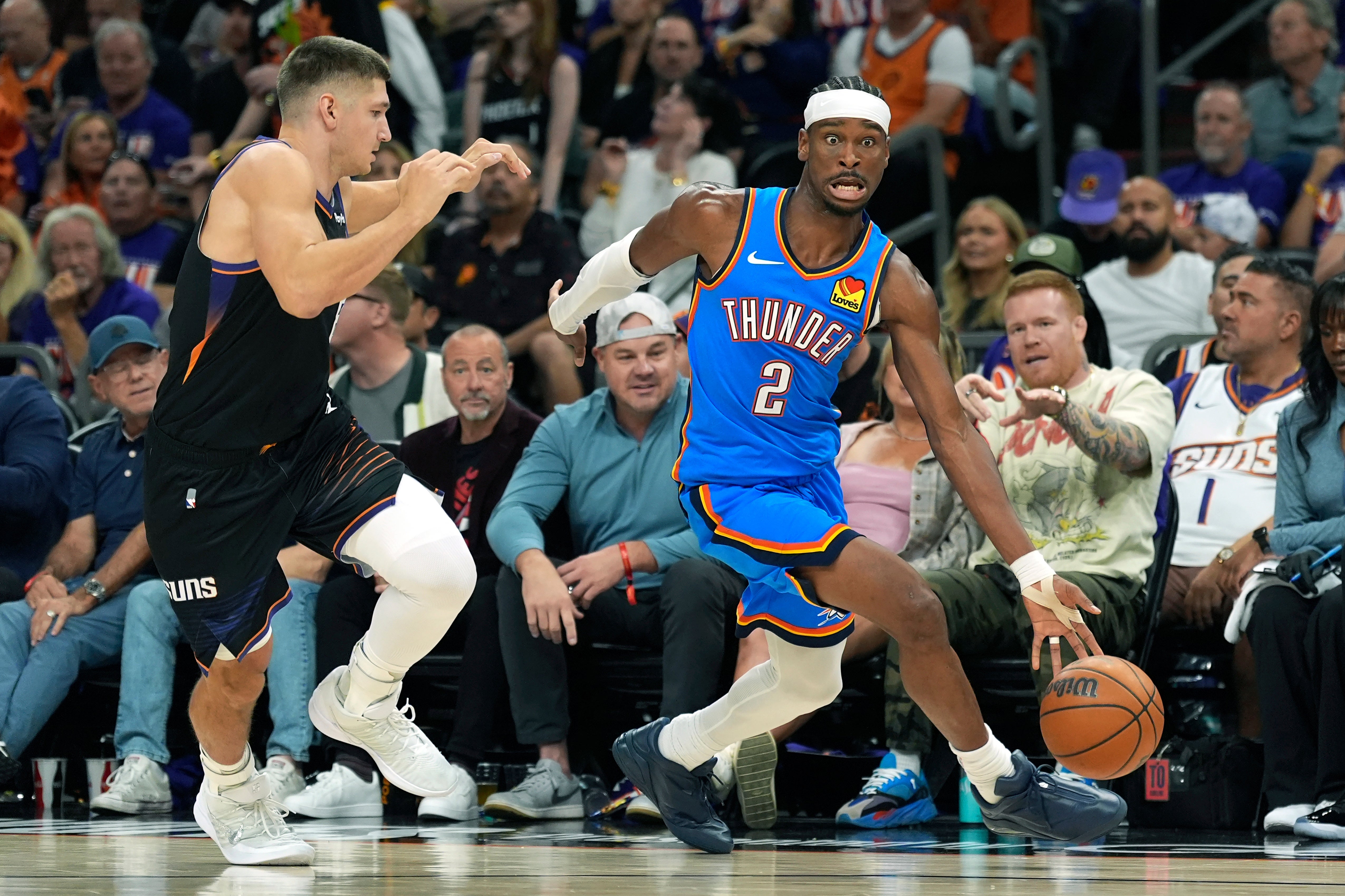 LAKERS-THUNDER PANORAMA