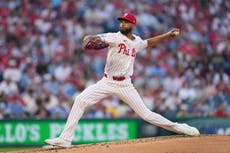 Harper y Sánchez guían a los Filis en racha a victoria 9-1 sobre Atléticos