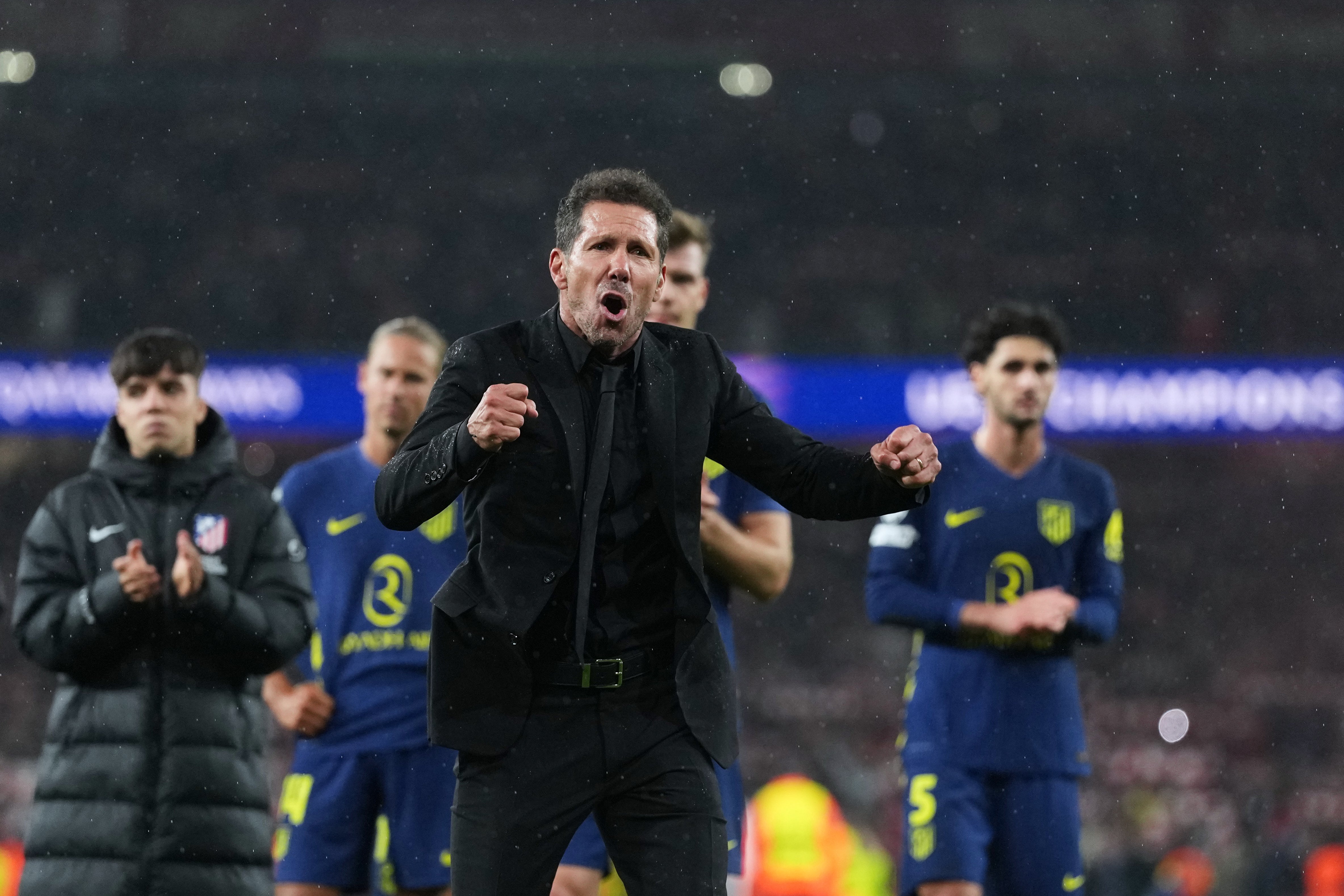 Simeone, orgulloso y en 'paz' tras otro naufragio del Atlético en la Liga de Campeones