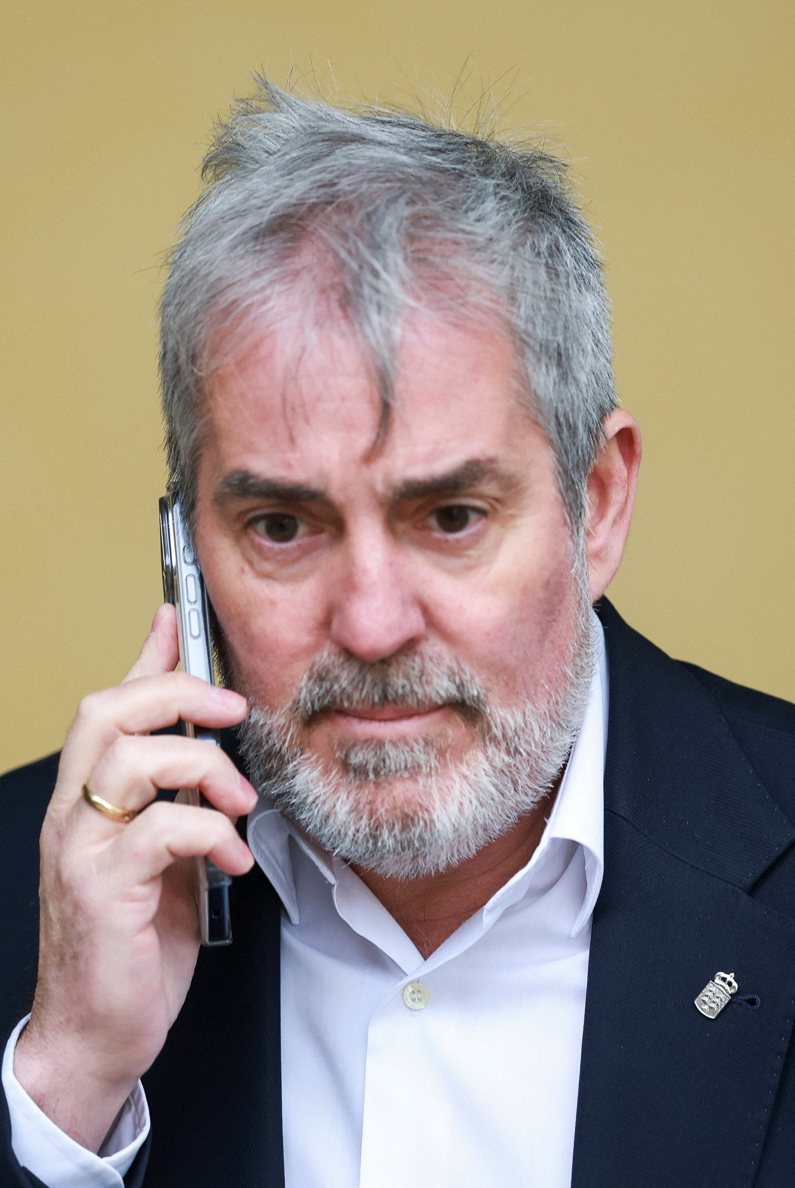 El presidente de Canarias, Fernando Clavijo, intentó impedir que el barco atracara