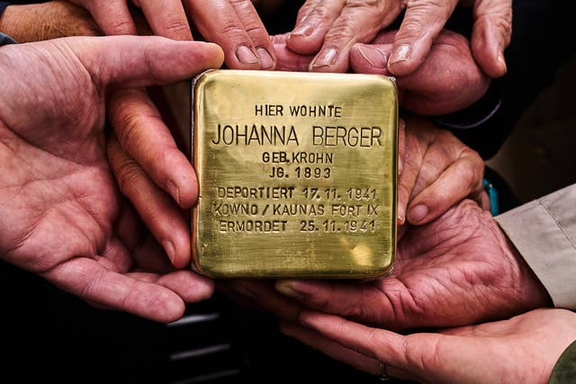 ALEMANIA-HOLOCAUSTO-PLACAS RECUERDO
