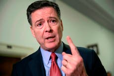 Comey busca cancelar próxima comparecencia judicial en Carolina del Norte por amenaza a Trump