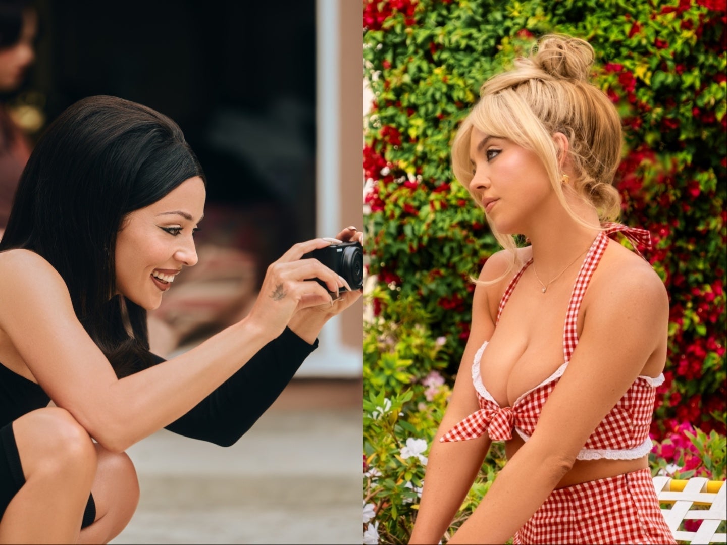 Maddy le toma fotos a Cassie para sus redes sociales