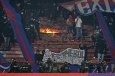 'Cancelado' partido de Libertadores entre Medellín y Flamengo por incidentes en la tribuna