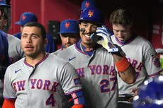 Mark Vientos pega jonrón y doble decisivo en la 10ma por Mets, que vencen 3-1 a Diamondbacks