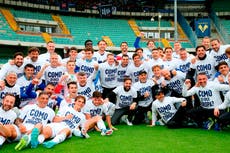 Como en ascenso, su victoria 1-0 al Hellas Verona los lleva a los torneos europeos