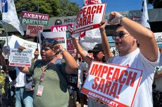 Parlamentarios de Filipinas votan para someter a juicio político a la vicepresidenta Sara Duterte
