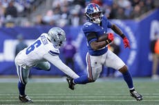 Cowboys visitarán a los Giants en el primer duelo del domingo por la noche de la temporada de la NFL