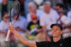 Racha ganadora de Sinner llega a 25; busca completar colección Masters en el Abierto de Italia