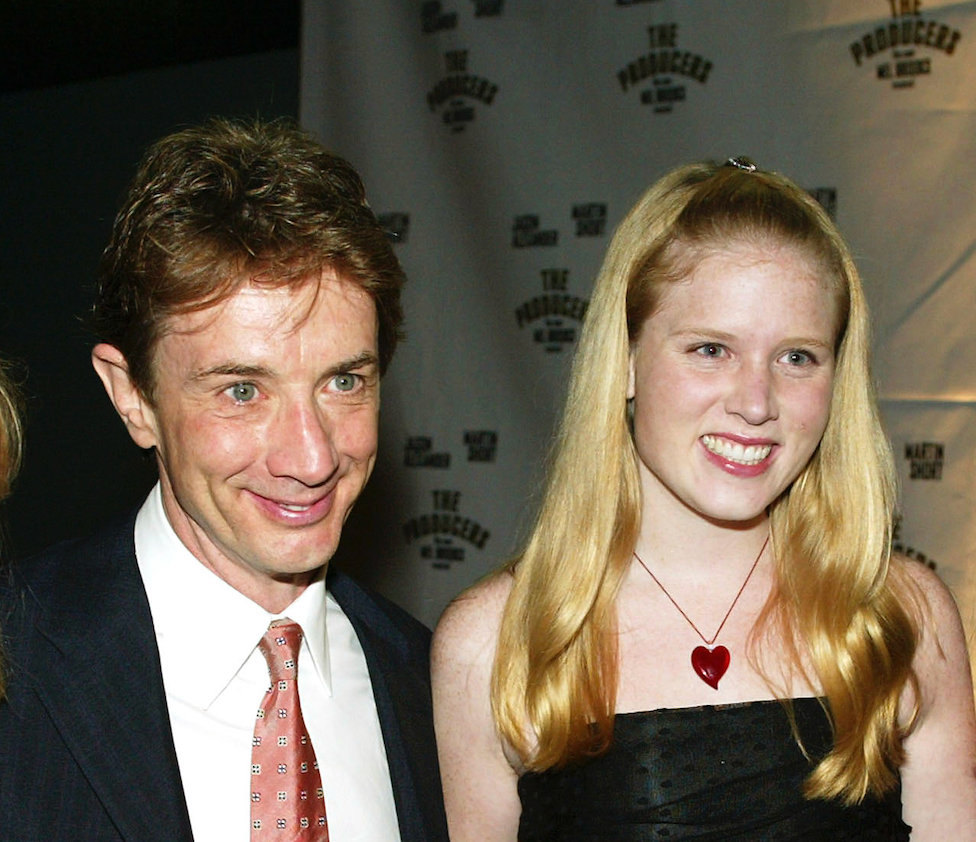 Martin Short y su hija Katherine en 2003