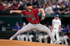 Los Diamondbacks vencen 1-0 a los Rangers con seis sólidas entradas en blanco de Soroka