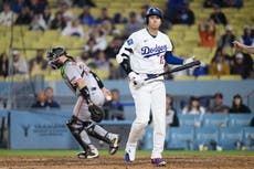 Los Gigantes derrotan 9-3 a los tambaleantes Dodgers de la mano de Devers y Adames
