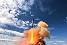 Rusia prueba nuevo misil balístico intercontinental