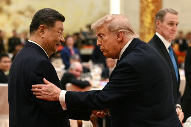 <p>Donald Trump se encuentra en una visita de Estado de dos días en China para reunirse con Xi Jinping  </p>