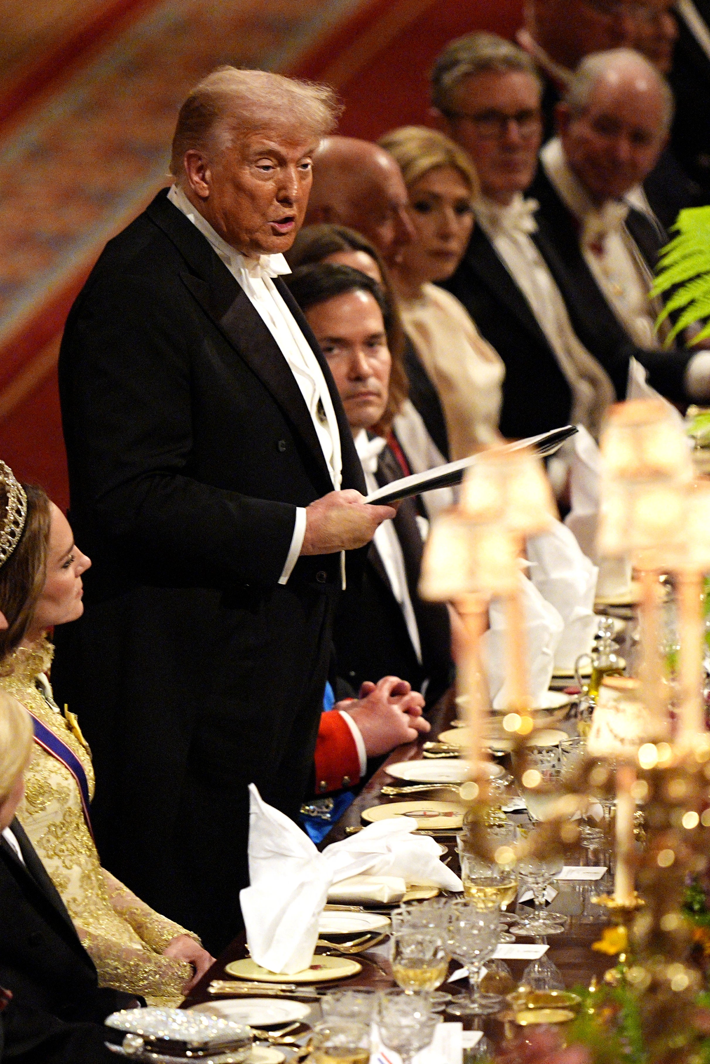 Trump pronunció un discurso durante una cena de Estado en el castillo de Windsor el pasado mes de septiembre