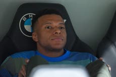 Mbappé dice que el técnico del Real Madrid Arbeloa lo relegó a 4to delantero del equipo