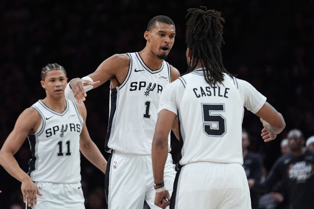 Spurs Timberwolves Basketball