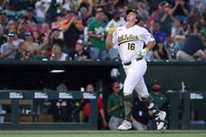Kurtz pega jonrón por 3er juego seguido y ayuda a que Atléticos derroten 5-2 a Gigantes