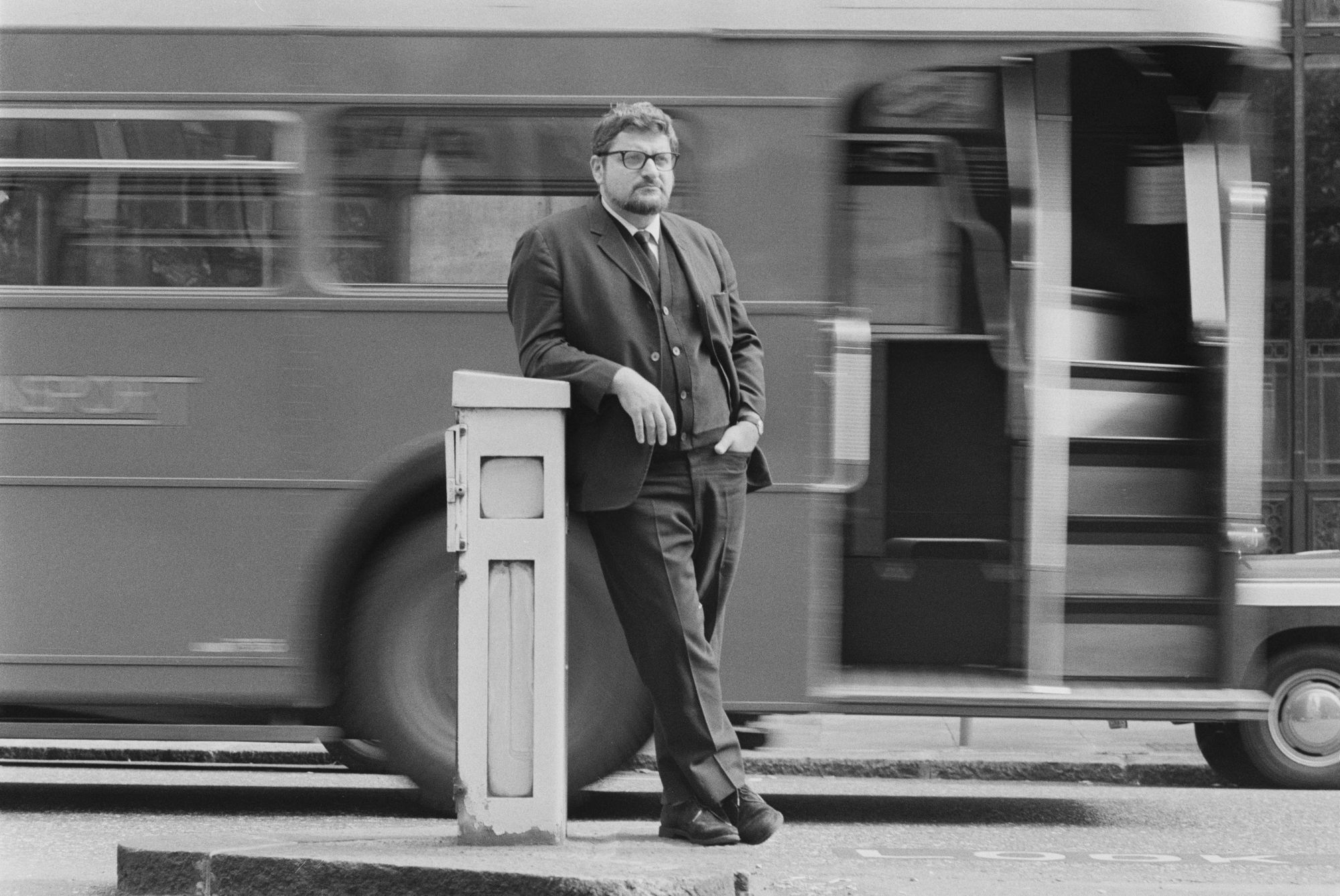 El dramaturgo y guionista Paddy Chayefsky en Londres en 1968. Stallone lo describió como “un hombre pequeño y muy descarado”