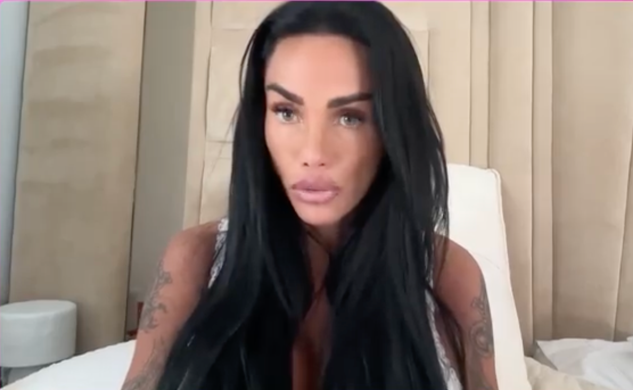 Katie Price reveló que su esposo nunca llegó al Reino Unido