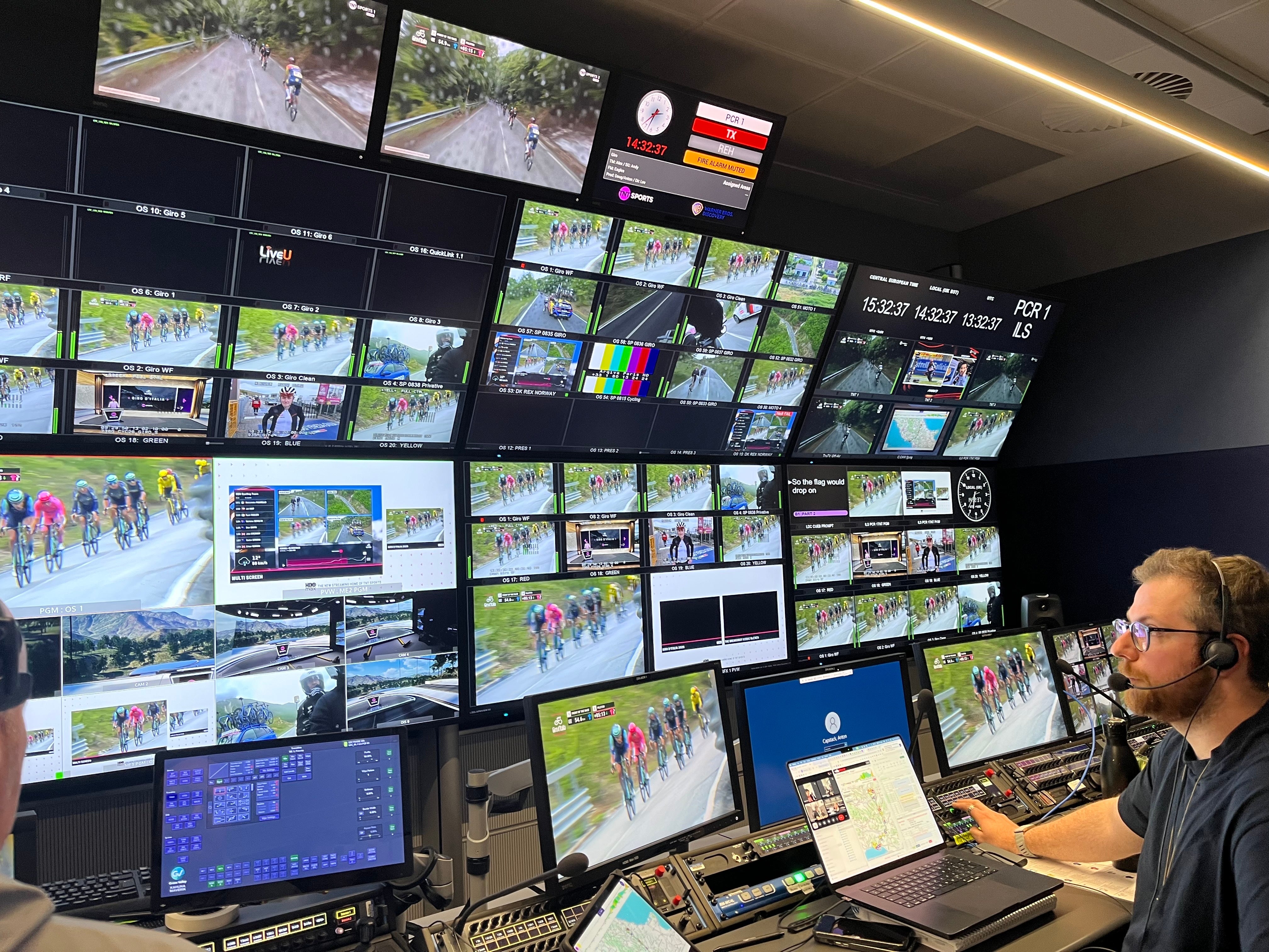 Dentro de la sala de control de TNT Sports en Stockley Park