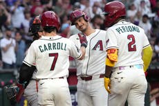 Arenado conecta un grand slam y los Diamondbacks vencen 12-2 a los Gigantes