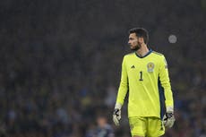 Escocia incluye al arquero Craig Gordon, de 43 años, en su equipo para el Mundial