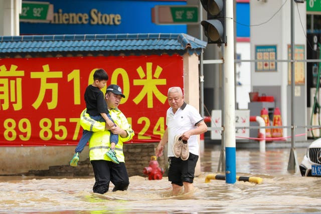 CHINA-INUNDACIONES