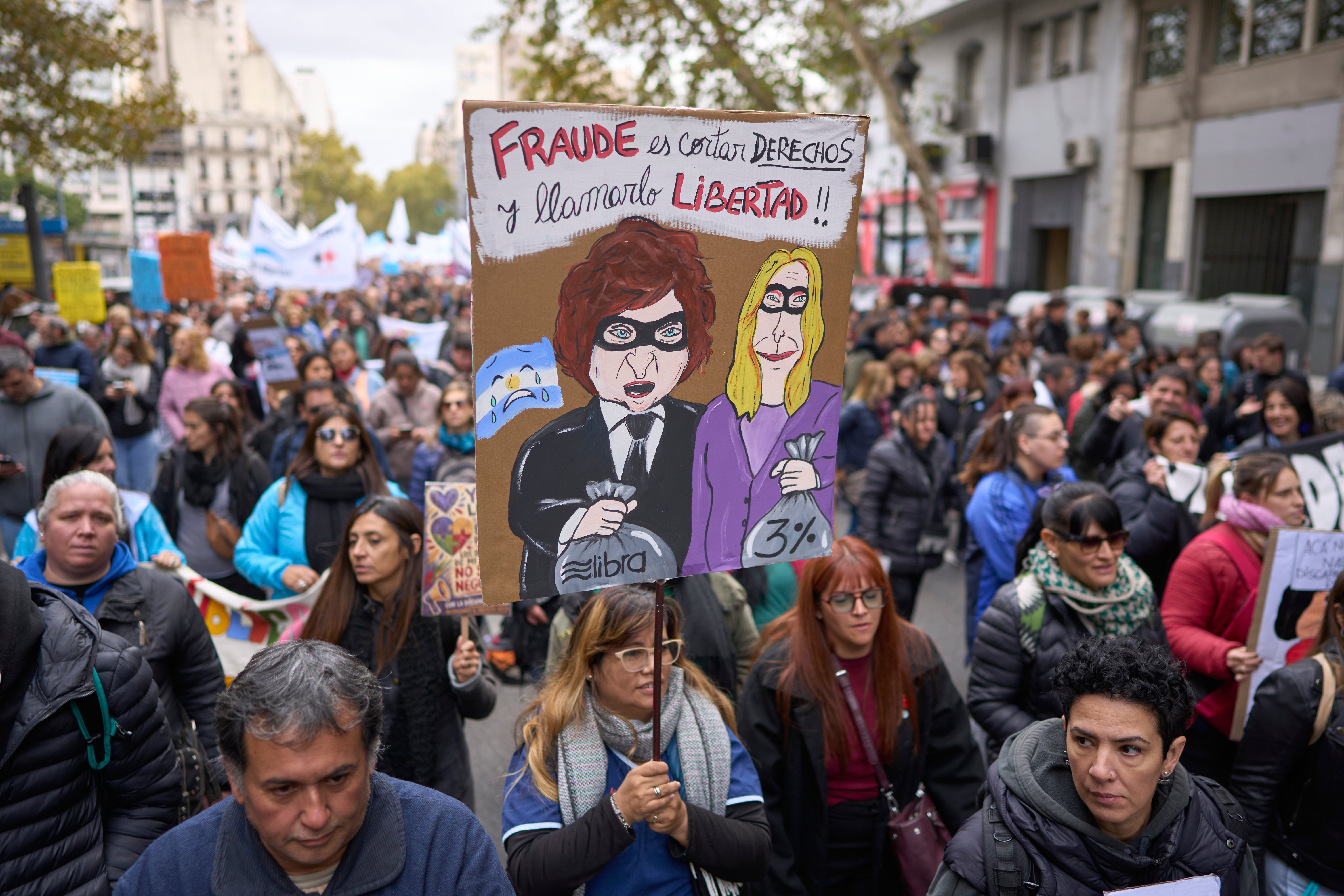 ARGENTINA-MARCHA-SALUD