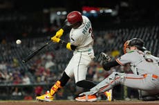 Los Diamondbacks completan una barrida de tres juegos con triunfo 6-3 sobre los Gigantes