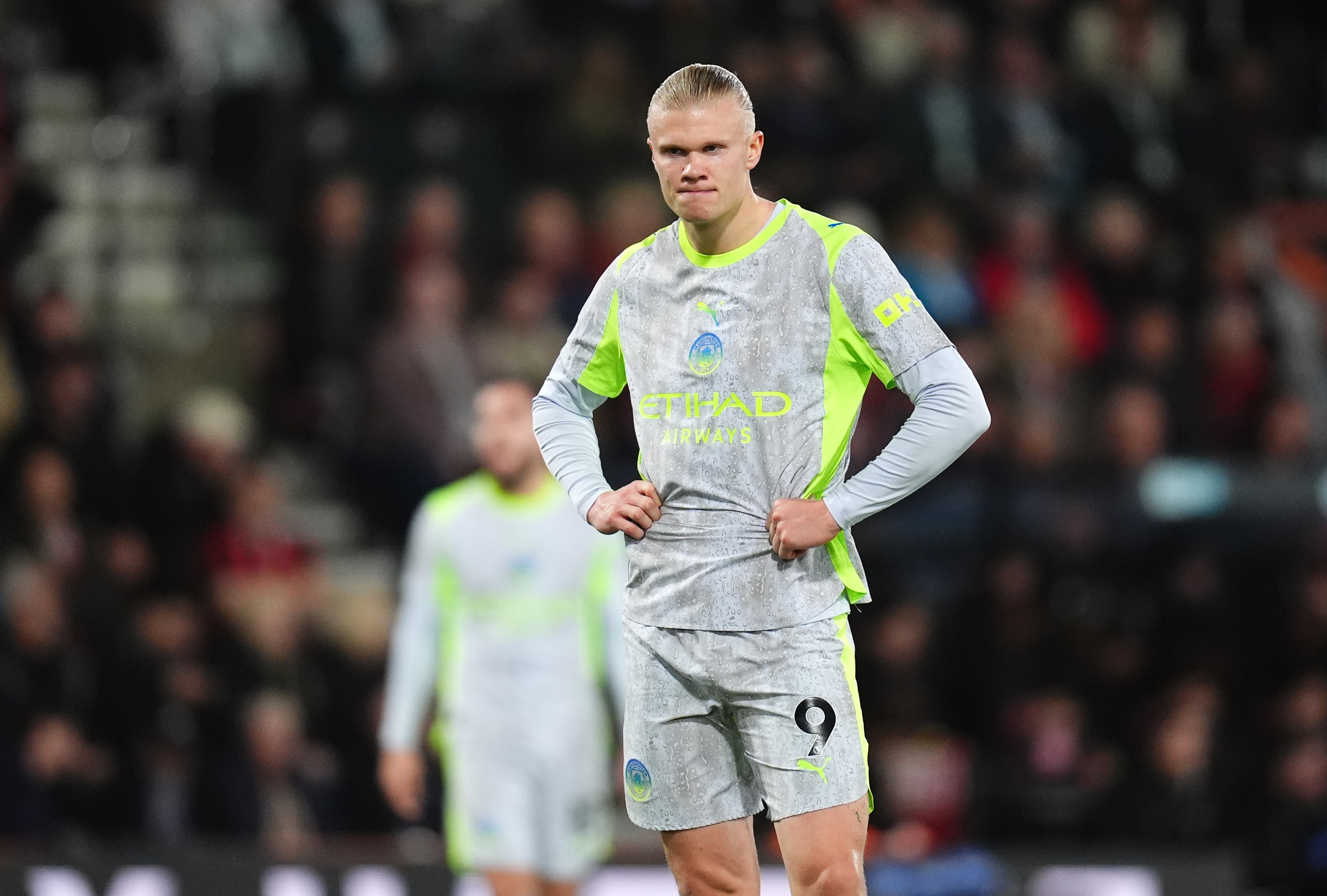 Es poco probable que Erling Haaland sea el próximo capitán del Manchester City (John Walton/PA)