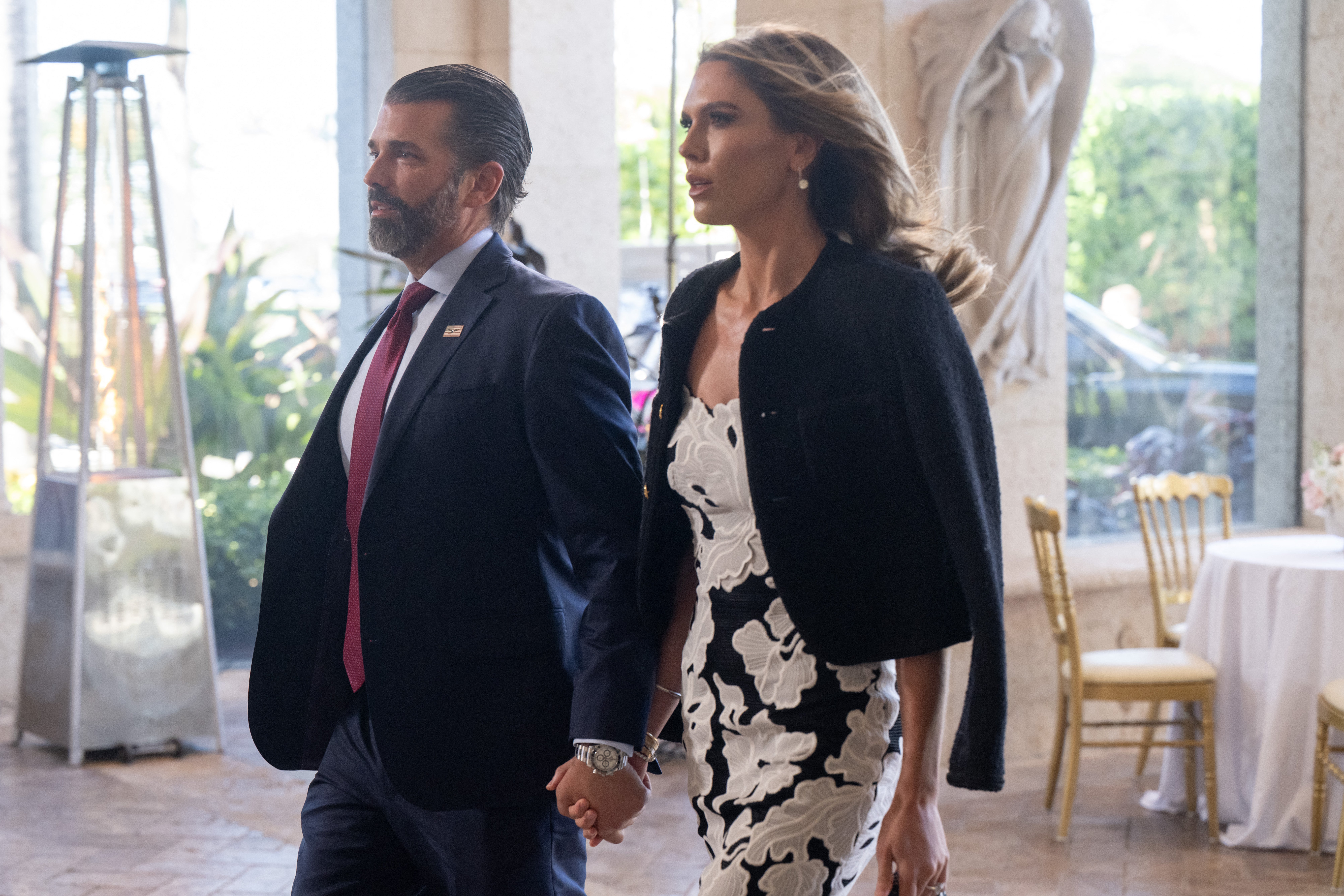 <p>Según se informa, Donald Trump Jr. se casará con Bettina Anderson en las Bahamas este fin de semana</p>
