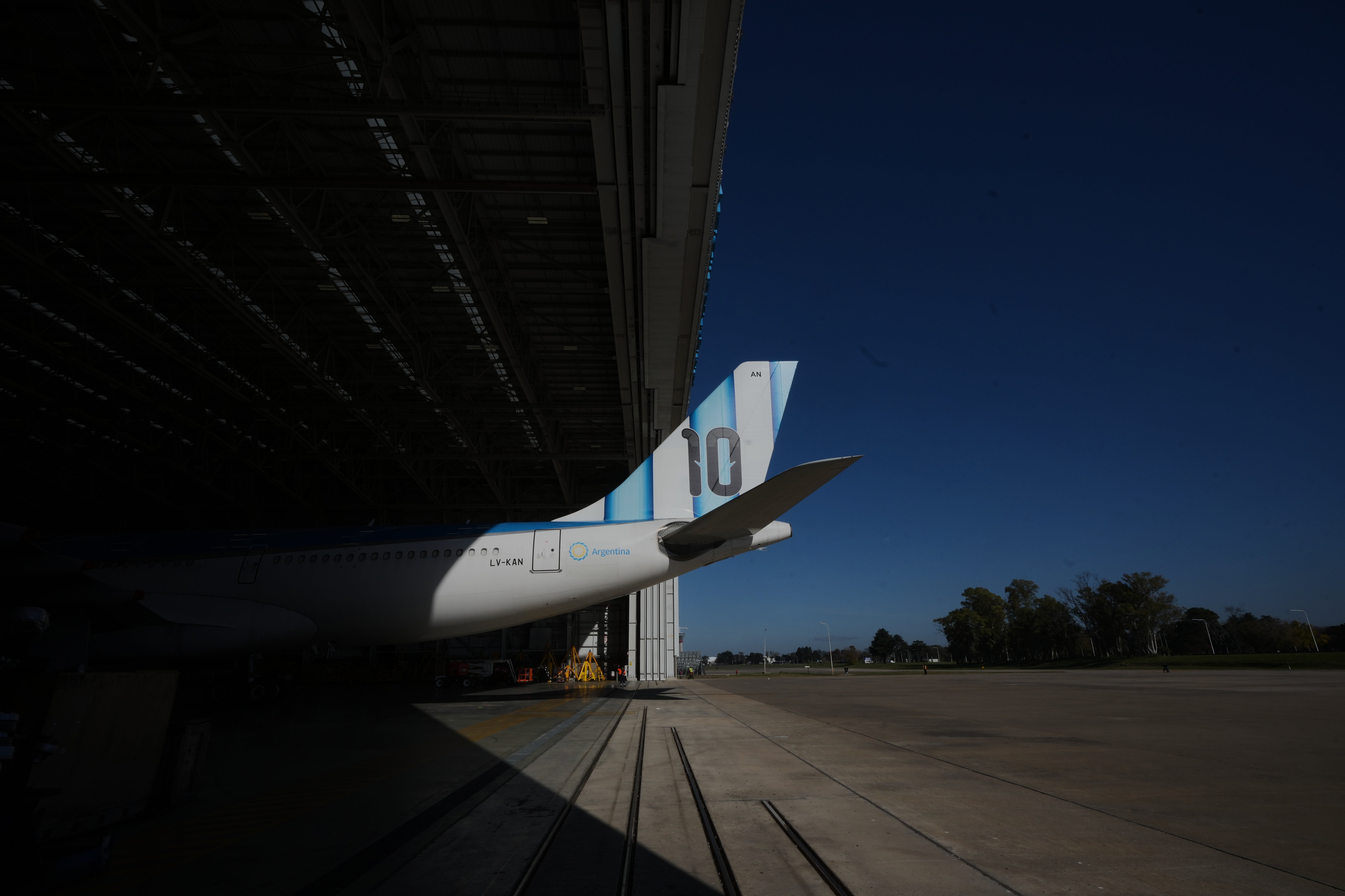 ARGENTINA-MUNDIAL-AVIÓN