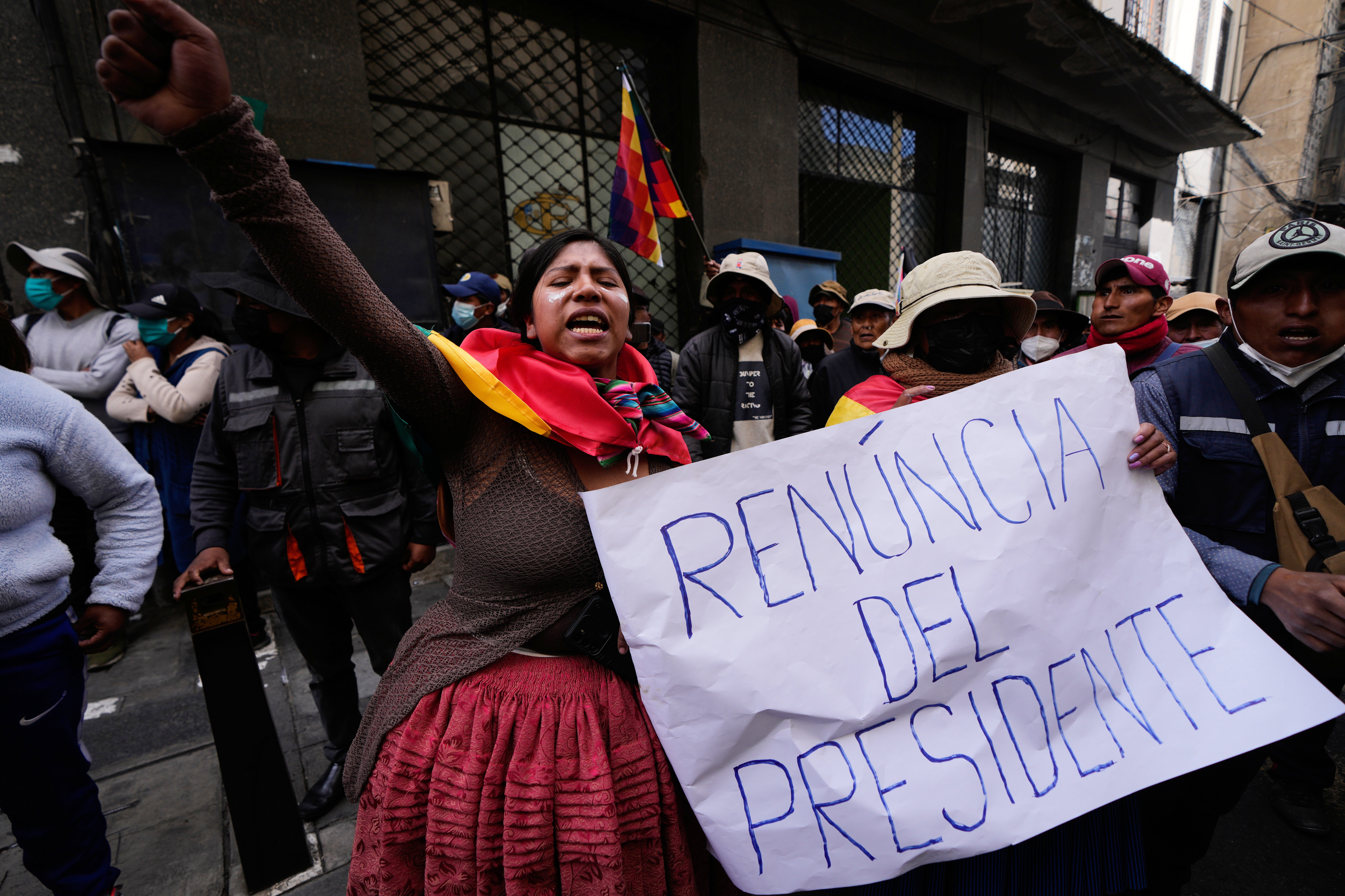 REP-GEN BOLIVIA-PROTESTAS-FOTOGALERIA
