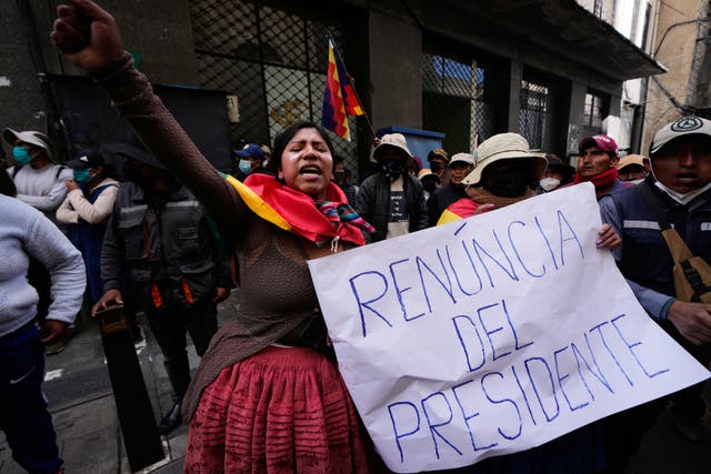 REP-GEN BOLIVIA-PROTESTAS-FOTOGALERIA