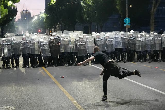 SERBIA-PROTESTAS