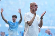 Pep Guardiola contiene las lágrimas y se despide; fanáticos del Man City le piden 10 años más