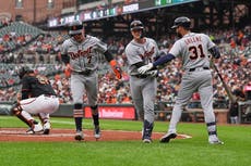 Los Tigres de Detroit vencen 4-1 a los Orioles y cortan una racha de 8 derrotas