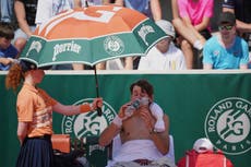 Un calor sofocante golpea Roland Garros: 33C acelera la pista y agota a los jugadores