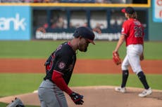 Curtis Mead pega dos de los seis jonrones de los Nacionales en triunfo 10-2 ante Guardianes