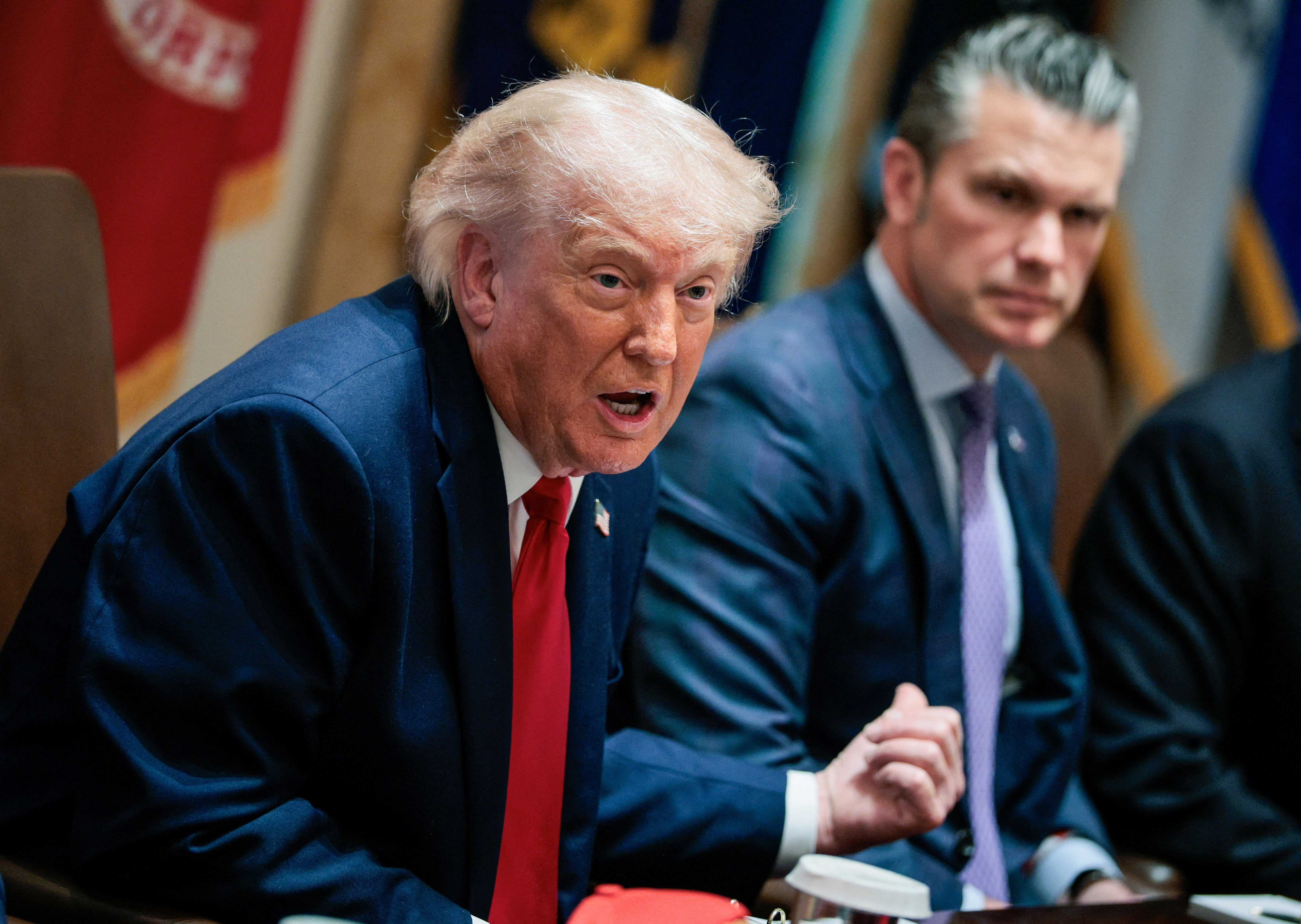 <p>Donald Trump habló el miércoles sobre sus planes para alcanzar un acuerdo de paz que ponga fin a la guerra contra Irán  </p>