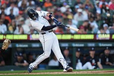 Torkelson pega jonrón, 5 lanzadores se combinan para 2 hits y Tigres vencen 4-0 a Angelinos