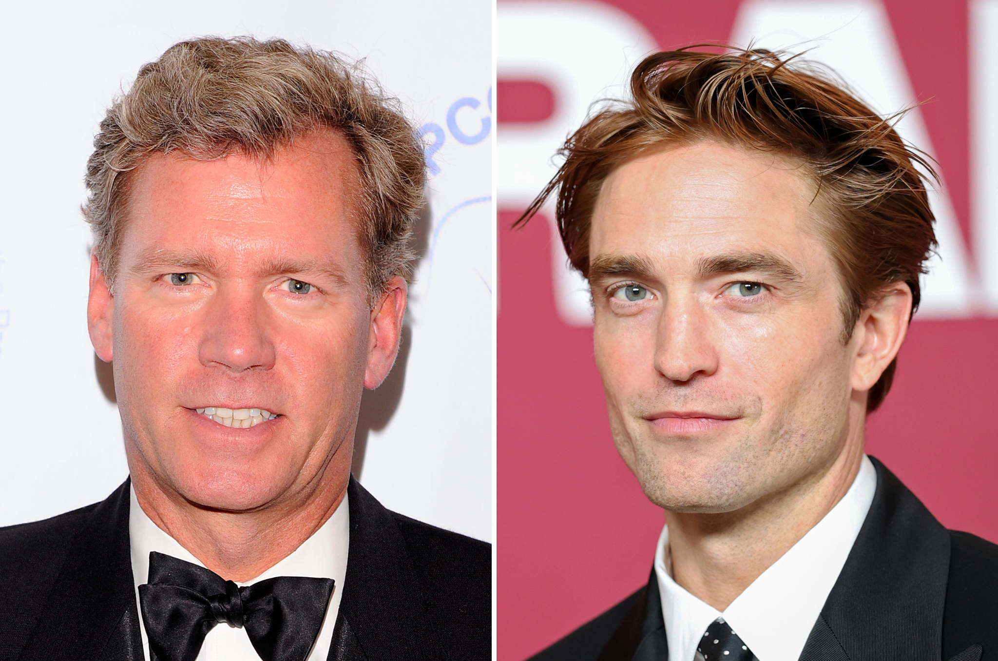 Chris Hansen (izquierda) es interpretado por Robert Pattinson (derecha) en la nueva película