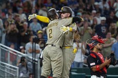 Merrill pega jonrón de 2 carreras en la 7ma y Padres se imponen 7-5 a Nacionales