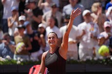Sabalenka vs. Osaka será el 1er partido nocturno femenino en Roland Garros en 3 años