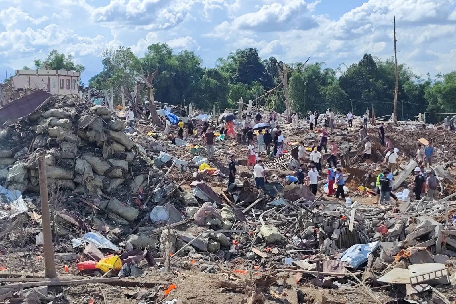 MYANMAR-EXPLOSIÓN