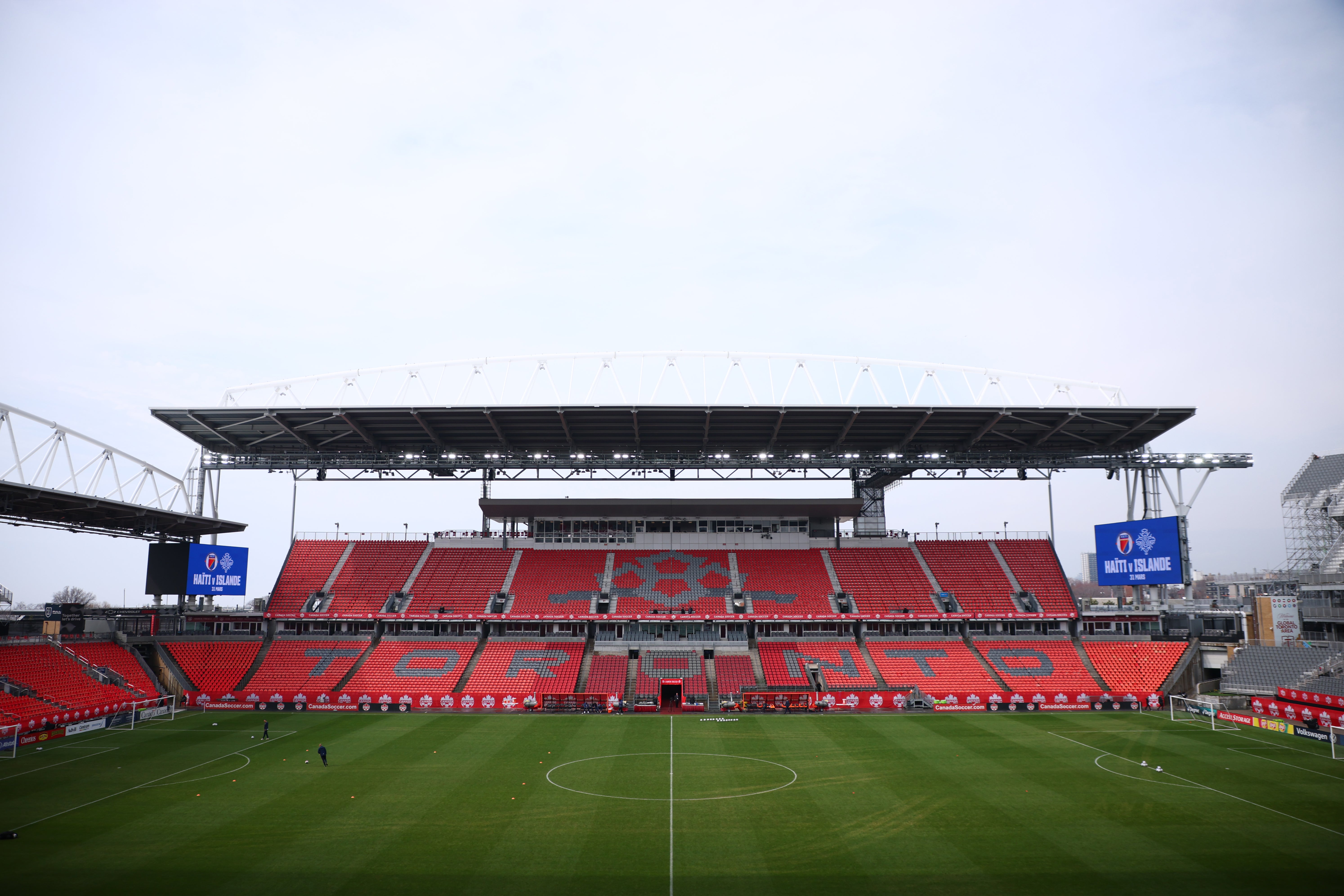 Vista desde el interior del BMO Field, en Toronto