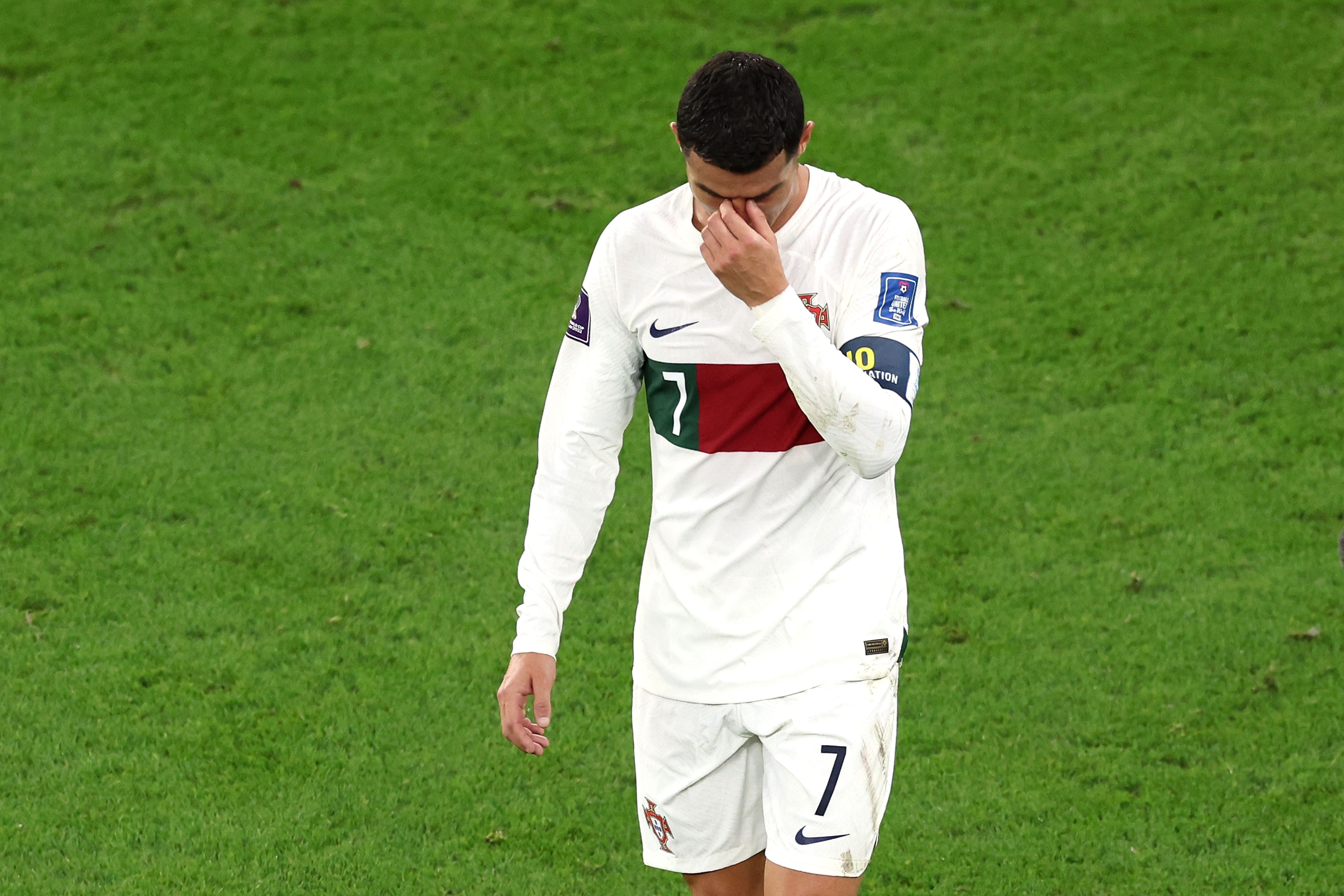 El Mundial de 2022 de Cristiano Ronaldo terminó entre lágrimas