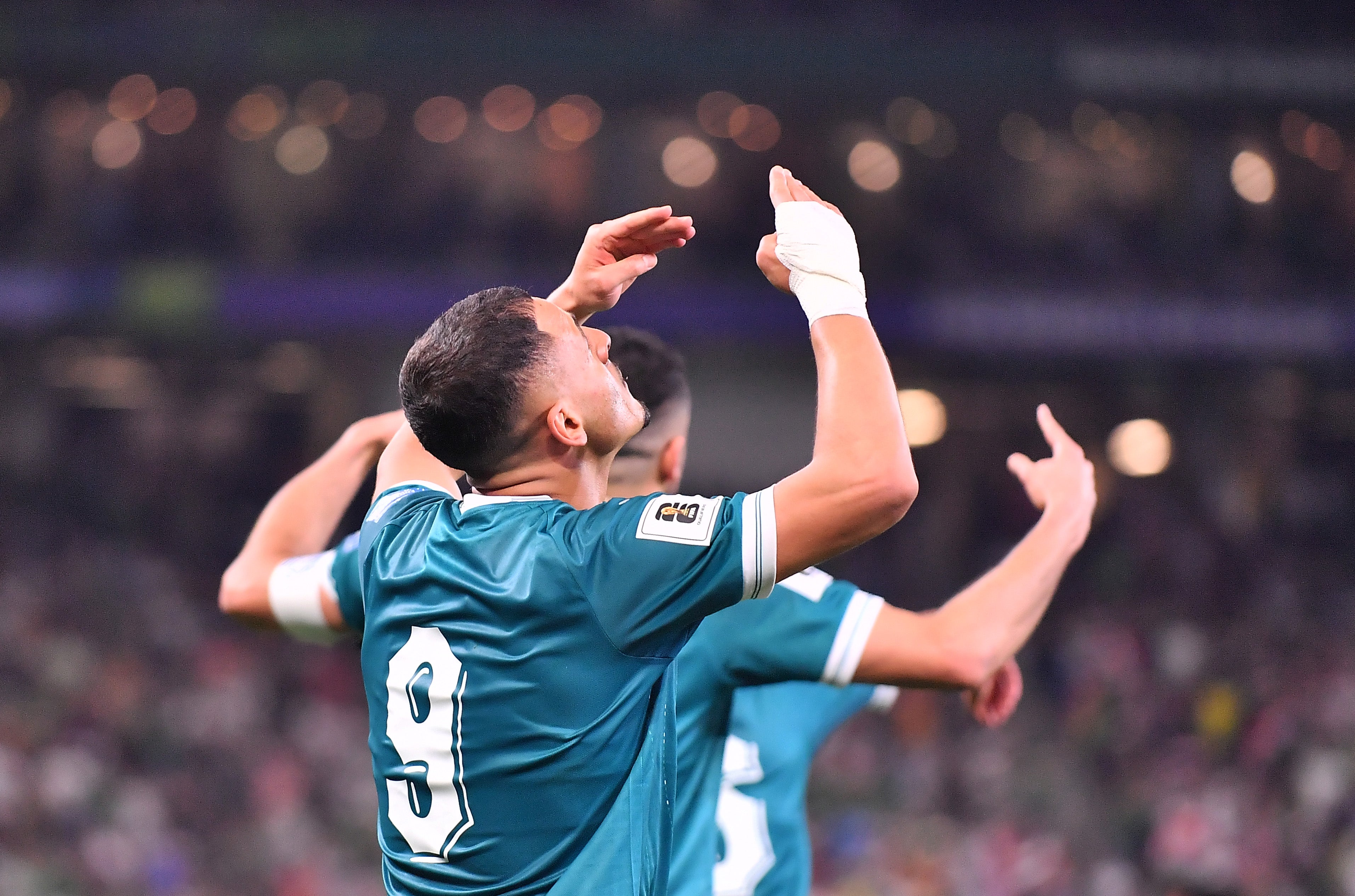 Ali Al-Hamadi marcó uno de los goles en la victoria de Irak en la repesca contra Bolivia, que le valió el pase al mundial