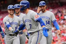 Lane Thomas pega grand slam en el primer inning y guía la victoria 9-2 de los Reales ante Rojos
